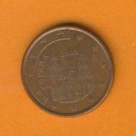 Spanien 5 Cent 2002