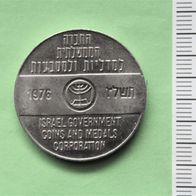 Medaille von 1976, aus offizieller israelischer Serie