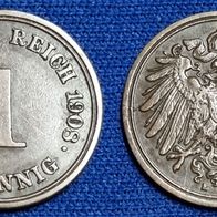 1421(5) 1 Pfennig (Kaiserreich) 1908/ E in ss .......... von * * * Berlin-coins * * *