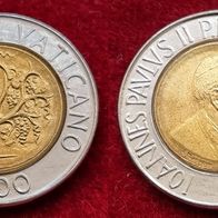 14941(5) 500 Lire (Vatikan) 1989/ R in UNC ............. von * * * Berlin-coins * * *