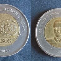 Münze Dominikanische Republik: 10 Peso 2008