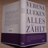 BT Verena Lueken Alles zählt KiWi Verlag gebundene Ausgabe 1 mal nicht ganz g