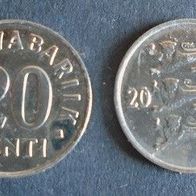 Münze Estland: 20 Senti 2003