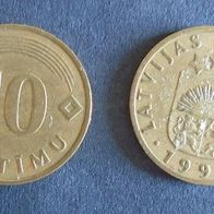 Münze Lettland: 10 Sentimu 1992