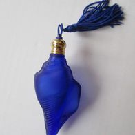 Miniatur-Flakon Parfüm-Flakon leer blaue Muschel