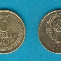 Rußland 3 Kopeken 1988
