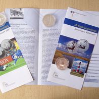 4 x 10 € Gedenkmünze 2004 - FIFA WM Dessau Wattenmeer EU-Erweiterung - Silber