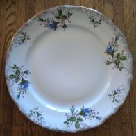Speiseteller Chodziez Poland Polen Geschirr Ø24cm blaue Blume
