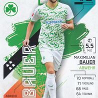 SpVgg Greuther Fürth Topps Trading Card 2021 Maximilian Bauer Nr.168
