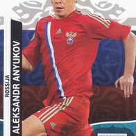 Panini Trading Card Fussball EM 2012 Aleksandr Anyukov aus Russland Nr.191