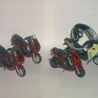 Roller - Modelle - 4X - Malaguti - BMW - Peugeot - Scooter - Maisto - 1:18 - Motorrad