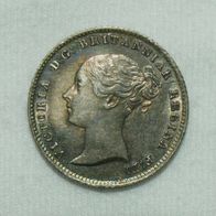 Silber/ Silver Großbritannien/ Great Britain Victoria, 1840, 4 Pence AU 58