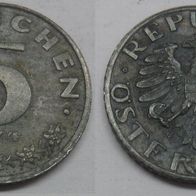 Österreich 5 Groschen 1974 ## Li3