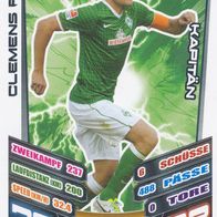 Werder Bremen Topps Match Attax Trading Card 2013 Clemens Fritz Nr.504 Kapitän