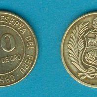 Peru 50 Soles De Oro 1982
