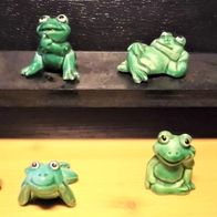 Ü-Ei Figur 1986 Happy Frogs - komplett