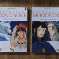 Prinzessin Mononoke MANGA Band 1-4 komplett deutsch farbig Hayao Miyazaki