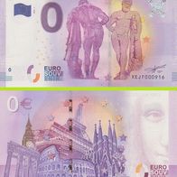 0 Euro Schein 300 Jahre Herkules XEJF 2016-1 ausverkauft Nr 2973