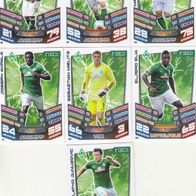 7x Werder Bremen Topps Match Attax Trading Card 2013