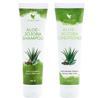 Forever Aloe Vera Aloe-Jojoba Shampoo + Aloe-Jojoba Conditioner flp