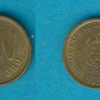 Peru 1 Sol de Oro 1981