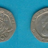 Großbritannien 20 Pence 1983 (1)