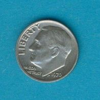 USA 1 Dime 1970