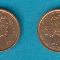 Kanada 1 Cent, 2002 50 Jahre Thronfolge von Königin Elisabeth II.1952 - 2002
