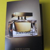 Herren Eau de Parfum " Dolce & Gabbana - The One" Probe NEU EdP Duft Tester
