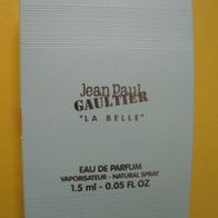 Damen Eau de Parfum Probe " Jean- Paul Gaultier - La Belle " NEU EdP Duft Pröbchen