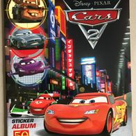 PANINI Leeralbum PIXAR " Cars 2 " . inkl. Bestellschein + Poster + 6 Sticker