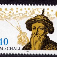 BRD 1992 MiNr 1607 400. Geburtstag Johann Adam Schall von Bell postfrisch