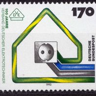 BRD 1993 MiNr 1648 100 Jahre Verband Deutscher Elektrotechniker VDE postfrisch