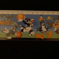 Sammel Lineal Schulbedarf Schreibzubehör 1997 WARNER BROS. - ALLES Karotti!