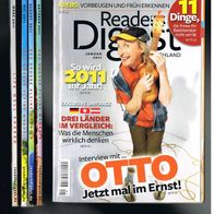 Das Beste - Reader´s Digest, 5 Hefte, Jahrgang 2011