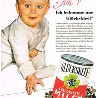 2 Nostalgische Plakate, Werbemotive ab 1954, Glücksklee + Nestle Dosenmilch, NEU