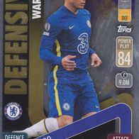 FC Chelsea Topps Trading Card Champions League 2021Thiago Silva Nr.70 Sonderkarte