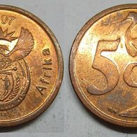 Südafrika 5 Cent 2007 ## Li10