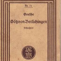 Götz von Berlichingen / Johann Wolfgang von Goethe / RECLAM