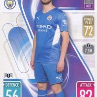 Manchester City Topps Trading Card Champions League 2021 Bernardo Silva Nr.21