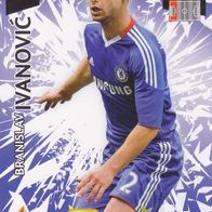 FC Chelsea Panini Trading Card Champions League 2010 Branislav Ivanovic Nr.98