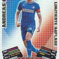 TSG Hoffenheim Topps Match Attax Trading Card 2012 Andreas Beck Nr. L10 limitiert