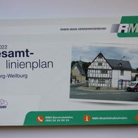 Rhein-Main-Verkehrsverbund (RMV): Gesamtlinienplan Limburg-Weilburg 2022