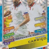FC Sevilla Topps Trading Card Champions League 2016 Carrico und Rami SEV18