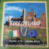IRL : Irland Eurosatz 2003 Kursmünzensatz alle 8 Münzen im Folder
