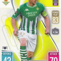 Real Betis Balompie Topps Trading Card Europa League 2021 Joaquin Nr.286
