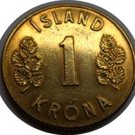 Island 1 Krona 1971 ## Kof
