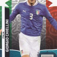 Panini Trading Card Fussball EM 2012 Giorgio Chiellini aus Italien Nr.120