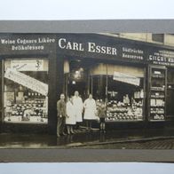 Köln am Rhein: Geschäft Carl Esser (Eigelstein 120), Foto um 1925