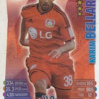 Bayer Leverkusen Topps Match Attax Trading Card 2015 Karim Bellarabi Trasparent RAR